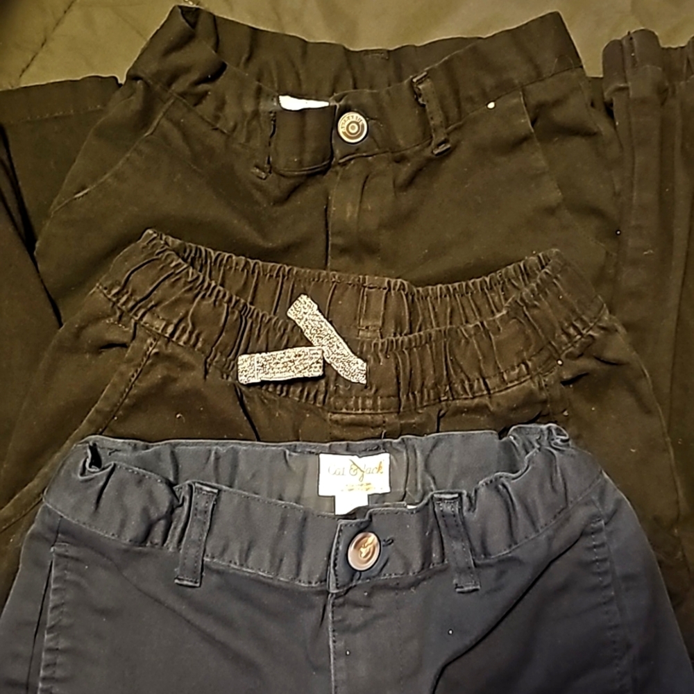 3 pair of size 8 uniform pants lot
